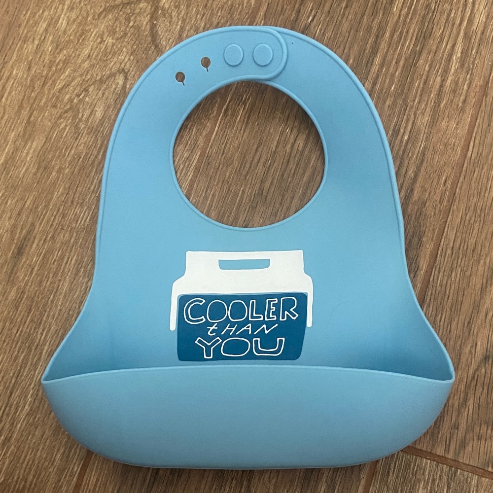 🧡 silicone baby bib